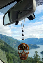 Load image into Gallery viewer, The mystic Traveler -Rear view mirror - Skull &amp; Mushroom - air freshener