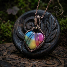 Load image into Gallery viewer, The Stone Of Light - Rainbow Solar Quartz - Necklace