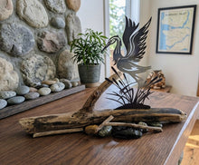 Load image into Gallery viewer, Coastal Calm - Heron - Metal Art