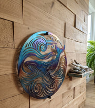 Load image into Gallery viewer, Keeper of the Currents - Humpback - Metal Art