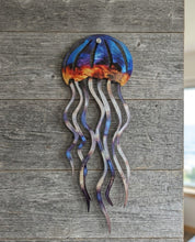 Load image into Gallery viewer, Jelly Tide - Jellyfish - Metal Art