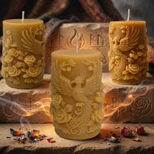Load image into Gallery viewer, The Triad of Renewal - Phoenix - Candle
