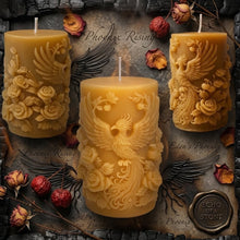 Load image into Gallery viewer, The Triad of Renewal - Phoenix - Candle