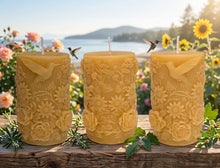 Load image into Gallery viewer, Nectar of Joy Pillar - Hummingbird - Candle