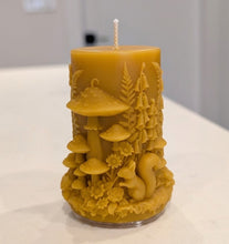 Load image into Gallery viewer, Forest Magic - Mushroom - Squirrel - Candle - Raven Stone