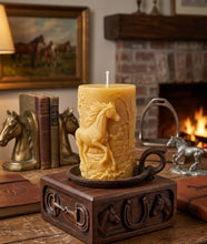 Load image into Gallery viewer, Echo’s Forest Gallop - Horse - Candle - Raven Stone