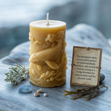 Load image into Gallery viewer, Echo of the Ocean - Humpback whale - Candle - Raven Stone