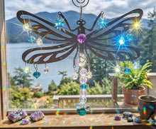 Load image into Gallery viewer, Transformation Light Catcher - Dragonfly - Sun Catcher