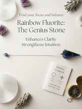 Load image into Gallery viewer, Rainbow Fluorite -  Pendulum