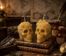 Load image into Gallery viewer, The Eternal Cycle - Skull - Candle - Raven Stone