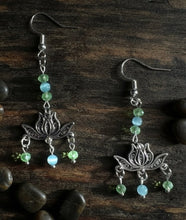 Load image into Gallery viewer, Aura of the Rising Lotus - Earrings