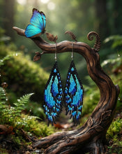 Load image into Gallery viewer, The Azure Transition - Butterfly - Earrings
