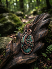 Load image into Gallery viewer, The Clarity Talisman - Azurite/Malachite - Necklace