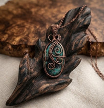 Load image into Gallery viewer, The Clarity Talisman - Azurite/Malachite - Necklace