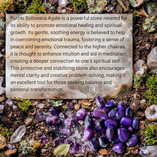 Load image into Gallery viewer, The Druid's Eye - Necklace - Purple Botswana Agate