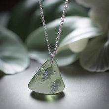 Load image into Gallery viewer, Echoing Currents - Sea Glass - Jellyfish - Necklace