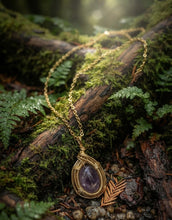 Load image into Gallery viewer, The Rainforest Whisper - Necklace - Amethyst