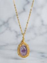 Load image into Gallery viewer, The Rainforest Whisper - Necklace - Amethyst