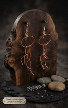Load image into Gallery viewer, Echo of Courage Carnelian - Jellyfish - Earrings