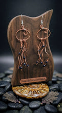 Load image into Gallery viewer, Stargazer - Jellyfish - Earrings - Blue Goldstone
