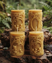 Load image into Gallery viewer, The Woodland Echo - Candle - Owl - Mushroom - Tree of life - Raven Stone