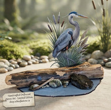 Load image into Gallery viewer, Sentinel of the Tides - Heron - Metal Art