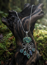 Load image into Gallery viewer, Tidal Whispers Abalone Jellyfish - Necklace
