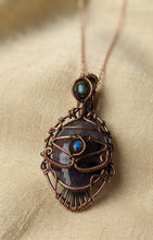 Load image into Gallery viewer, Astral Veil - Necklace - Features Amethyst and Labradorite