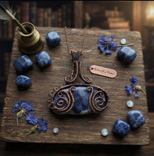Load image into Gallery viewer, The Midnight Muse - Necklace - Sodalite