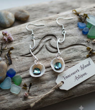 Load image into Gallery viewer, Whispers of the Pacific- Earrings - Abalone shell