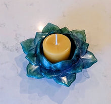 Load image into Gallery viewer, Echoes of Sky - Lotus - Candle Holder