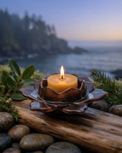 Load image into Gallery viewer, Amber Dusk - Lotus - Candle Holder