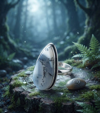 Load image into Gallery viewer, Winter's Breath - Ring - Dendrite Opal