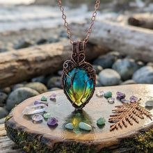 Load image into Gallery viewer, Coastline Spell - Necklace - Bicolor Tourmaline