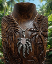 Load image into Gallery viewer, The Eternal Palm &amp; Heart Awakening - Necklace - Rose Quartz