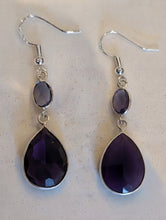 Load image into Gallery viewer, Serenity Cascade - Amethyst - Earrings