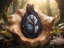 Load image into Gallery viewer, Whispers of the Wild - Necklace - Tree of Life - Dendrite Opal