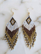 Load image into Gallery viewer, Golden Horizon Fringe - Earrings