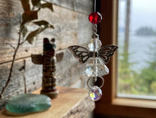 Load image into Gallery viewer, Crimson Accent - Angel - Ornament