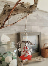 Load image into Gallery viewer, Red - Angel - Ornament