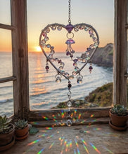 Load image into Gallery viewer, Heart of Serenity - Baby Jellyfish - Sun Catcher