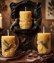 Load image into Gallery viewer, Nectar and Blossom Triptych - Hummingbird - Candle