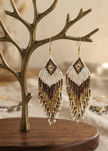 Load image into Gallery viewer, Golden Horizon Fringe - Earrings
