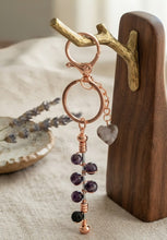 Load image into Gallery viewer, The Pacific Serenity Aromatherapy - Keychain - Amethyst