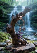 Load image into Gallery viewer, The Pacific Serenity Aromatherapy - Keychain - Amethyst