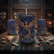 Load image into Gallery viewer, Echoes of the Phoenix - Candle - Raven Stone
