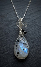 Load image into Gallery viewer, Echo of the Moon - Necklace - Moonstone &amp; Tourmaline