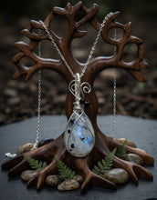 Load image into Gallery viewer, Echo of the Moon - Necklace - Moonstone &amp; Tourmaline