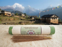 Load image into Gallery viewer, Lemongrass stick Incense - Meditation - Nepal