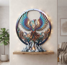 Load image into Gallery viewer, Ashes to Light - Phoenix - Metal Art